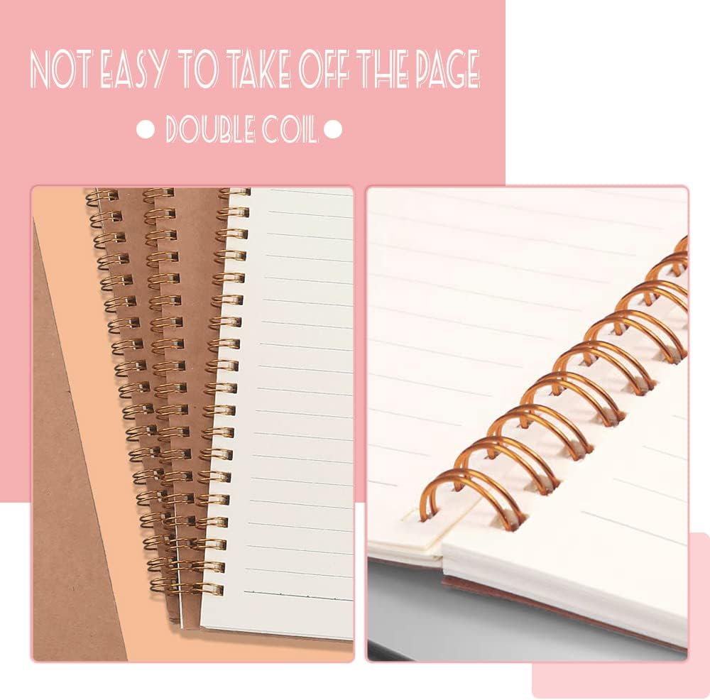 Vmiapxo 24 Pcs 1" Diameter 23 Holes Metal Double Loop Binding Wires, Large Binding Combs Spines Book Cinch Binding Machine Wire for School Office Notebook Maker (Rose Gold) - Image 5